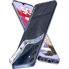 Kzy Samsung Galaxy M34 5g Kapak Kamera Korumalı Süper Silikon Şeffaf Kılıf
