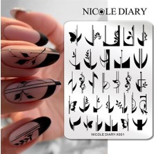 Nicole Diary Metal Stampa Tabakası X001 (56248)