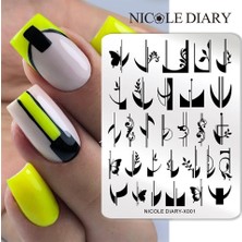 Nicole Diary Metal Stampa Tabakası X001 (56248)