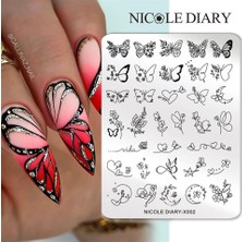 Nicole Diary Metal Stampa Tabakası X002 (56249)