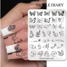 Nicole Diary Metal Stampa Tabakası X002 (56249)