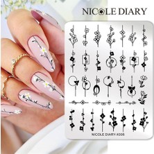 Nicole Diary Metal Stampa Tabakası X006 (56253)