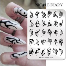 Nicole Diary Metal Stampa Tabakası X010 (56257)