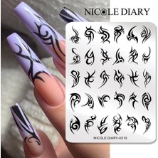 Nicole Diary Metal Stampa Tabakası X010 (56257)