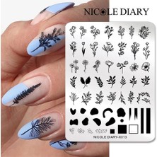 Nicole Diary Metal Stampa Tabakası X013 (56260)