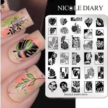 Nicole Diary Metal Stampa Tabakası X015 (56262)