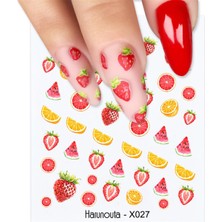 Tırnakmania Su Transferli Nail Art Sticker X027 (49831-27)