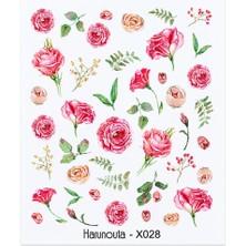 Tırnakmania Su Transferli Nail Art Sticker X028 (49831-28)