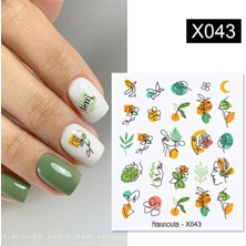 Tırnakmania Su Transferli Nail Art Sticker X043 (50127-1)