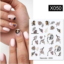 Tırnakmania Su Transferli Nail Art Sticker X050 (50127-8)