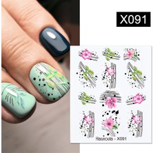 Tırnakmania Su Transferli Nail Art Sticker X091 (52340-11)