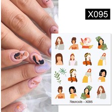 Tırnakmania Su Transferli Nail Art Sticker X095 (52340-15)