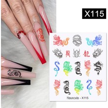 Tırnakmania Su Transferli Nail Art Sticker X115 (53013-15)