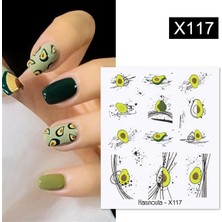 Tırnakmania Su Transferli Nail Art Sticker X117 (53013-17)