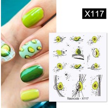 Tırnakmania Su Transferli Nail Art Sticker X117 (53013-17)