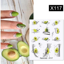 Tırnakmania Su Transferli Nail Art Sticker X117 (53013-17)