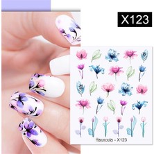 Tırnakmania Su Transferli Nail Art Sticker X123 (53013-23)