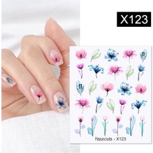 Tırnakmania Su Transferli Nail Art Sticker X123 (53013-23)