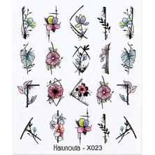 Tırnakmania Su Transferli Nail Art Sticker X023 (49831-23)