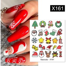 Tırnakmania Su Transferli Nail Art Sticker X161 (55344-16)