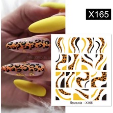 Tırnakmania Su Transferli Nail Art Sticker X165 (55344-20)
