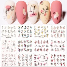 Tırnakmania Su Transferli Nail Art Sticker D005 (51613-1)