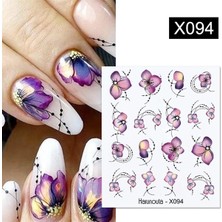 Tırnakmania Su Transferli Nail Art Sticker X094 (52340-14)