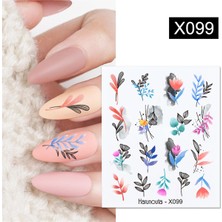 Tırnakmania Su Transferli Nail Art Sticker X099 (52340-19)