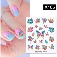 Tırnakmania Su Transferli Nail Art Sticker X105 (53013-5)