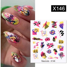 Tırnakmania Su Transferli Nail Art Sticker X146 (55344-1)