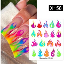 Tırnakmania Su Transferli Nail Art Sticker X158 (55344-13)