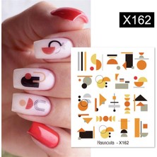 Tırnakmania Su Transferli Nail Art Sticker X162 (55344-17)