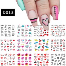 Tırnakmania Su Transferli Nail Art Sticker D013 (53012-1)