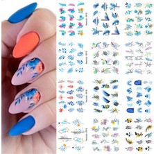 Tırnakmania Su Transferli Nail Art Sticker D015 (53012-3)