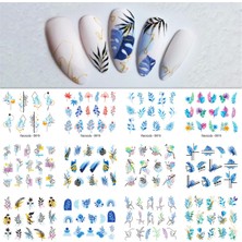 Tırnakmania Su Transferli Nail Art Sticker D015 (53012-3)