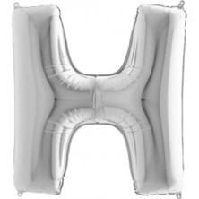 İKM Folyo Harf H Gümüş 40 Inç