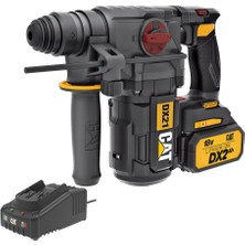 Cat DX21BC 18 Volt 2.0 Ah 2.2j Li-Ion Tek Akülü Şarjlı Kömürsüz Profesyonel Sds-Plus Pnömatik Kırıcı / Delici