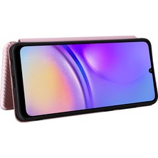 Cool-M Samsung Galaxy A05 4g Kılıf Karbon Fiber Doku Deri Telefon Kapağı (Yurt Dışından)