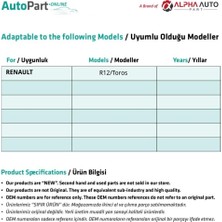 Alpha Auto Part Renault R12/TOROS Için Bagaj Kilidi