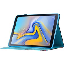 XFashion Samsung Galaxy Tab A 10.5 (2018) Deri Kılıf Kart Yuvaları Tablet Stand Kapağı (Yurt Dışından)