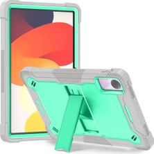 XFashion Xiaomi Redmi Pad Se Kickstand Cover Comped Silikon + Pc Koruyucu Tablet Kılıfı (Yurt Dışından)