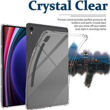 XFashion Samsung Galaxy Tab S9 Fe Case Tpu Kapak Hd Şeffaf Damla Koruma Tablet Kabuğu (Yurt Dışından)