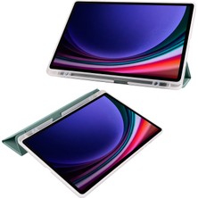 XFashion Samsung Galaxy Tab S9 + Case Tri-Katlı Standı Şok Geçirmez Tablet Kapak Kalem Yuvası (Yurt Dışından)