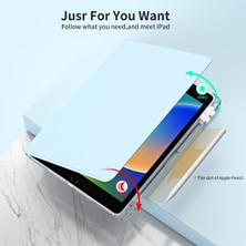 XFashion iPad 10.2 (2021) / (2019) / (2020) Kickstand Case Pu+Akrilik Çıkarılabilir Tablet Kapak (Yurt Dışından)