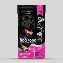 Jolly Dog Kuzu Etli Pirinçli Yetişkin Köpek Maması 15 kg