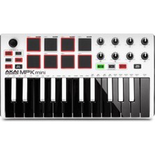 Akai Mpkmini 2 Müzik Prodüksiyonu Klavye Kontrol Cihazı Beyaz