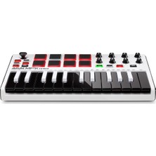 Akai Mpkmini 2 Müzik Prodüksiyonu Klavye Kontrol Cihazı Beyaz