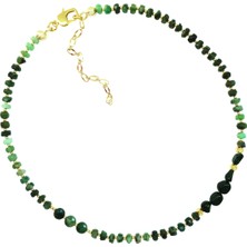 Cal's Yeşim Doğal Taş Kolye