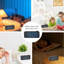 Hermoso Rgb Dijital Çalar Saatli Radyo, Hafta Içi/hafta Sonu Modlu Çift Alarm (Yurt Dışından)