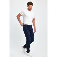 Vena Erkek Smith Naturel Dark Blue Tapered Fit Jean Pantolon
